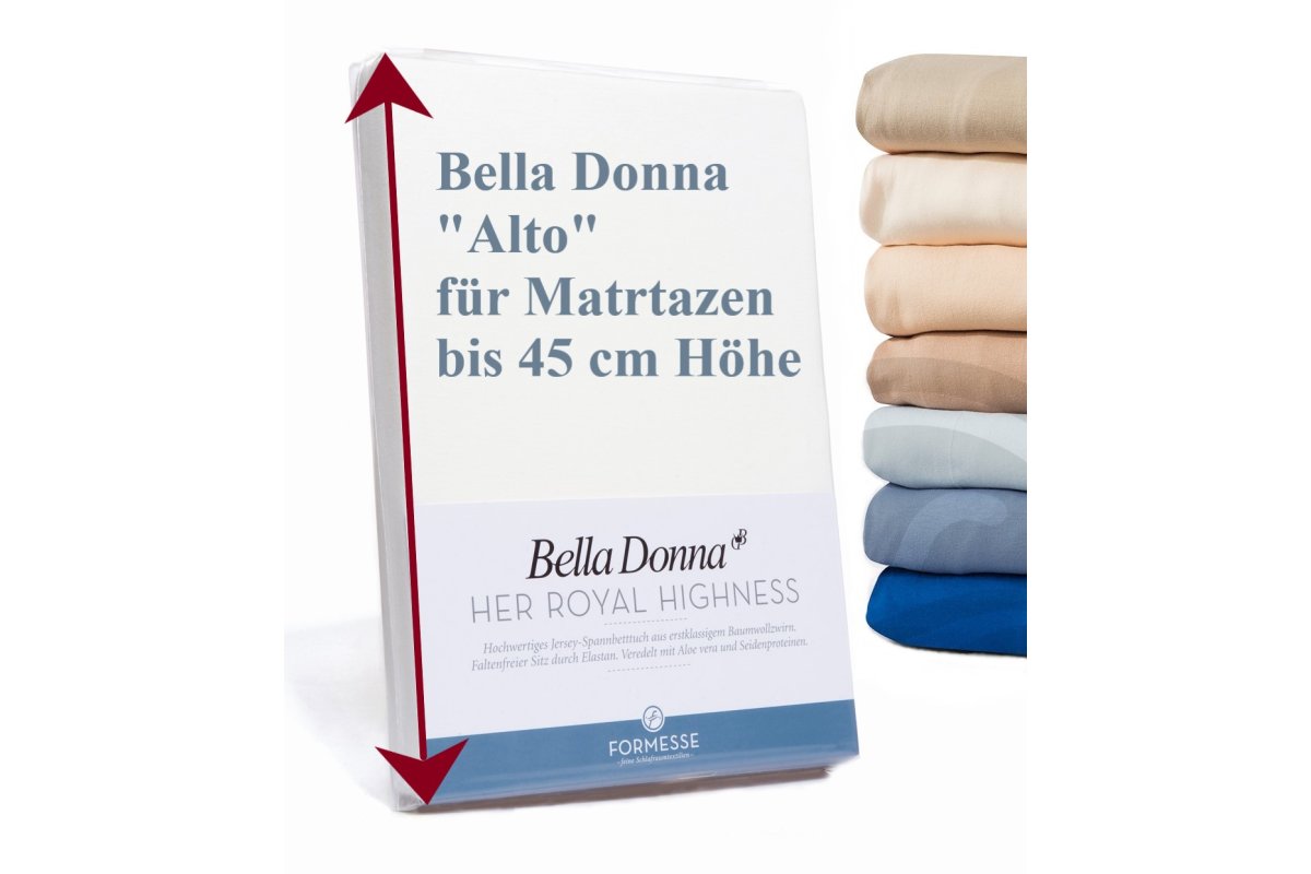 Matratzenschoner Bella Donna Alto Edel-Molton Steghöhe 45cm Schonbezug