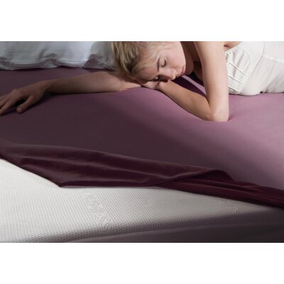 Matratzenschoner Satinesse Air Silver Alto Steghöhe 45 cm Schonbezug