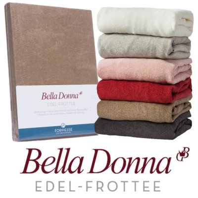 Bella Donna  90/190 100/220 Edel Frottee Spannbettlaken Formesse Spannbettuch Wasserbett hochwertig