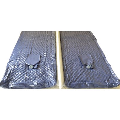 Dual Wassermatratzen mit Schaum-Beruhigung Comfort Wasserkerne für Softside Wasserbett 180x220 cm zwei Wasserkerne