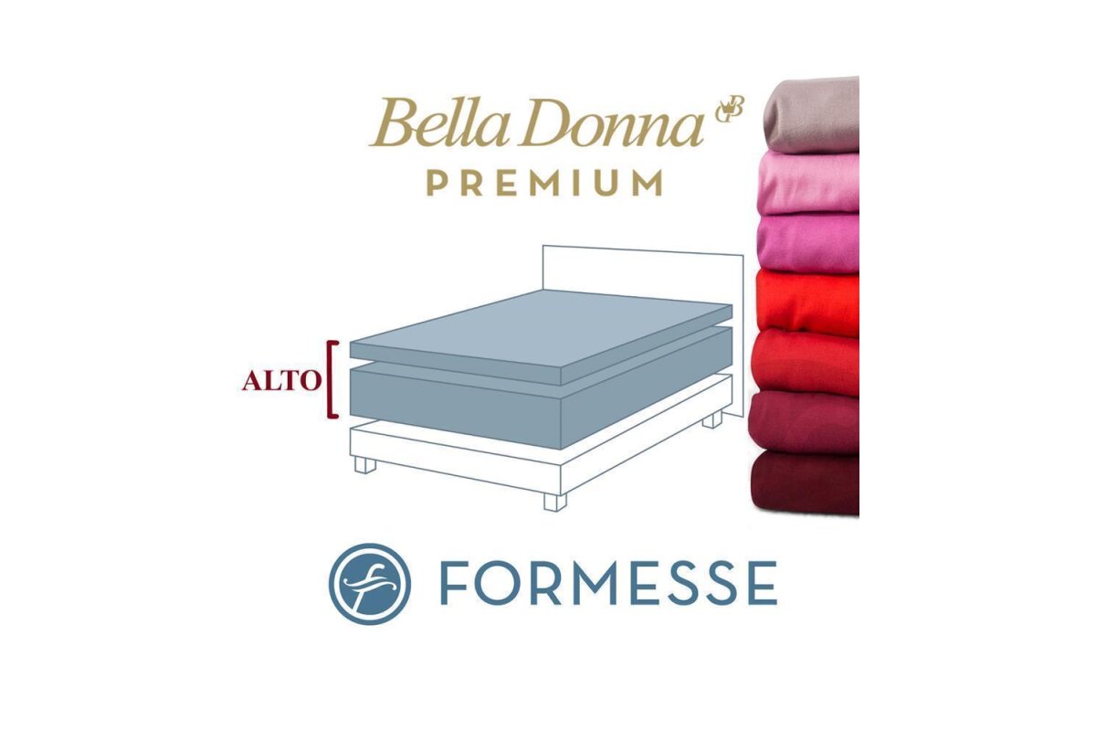 Spannbettlaken 120/200, 120/210, 120/220, 130/200, 130/210, 130/220 Bella Donna Premium Alto Spannbetttuch Wasserbett Boxspringbett höhe Matratzen