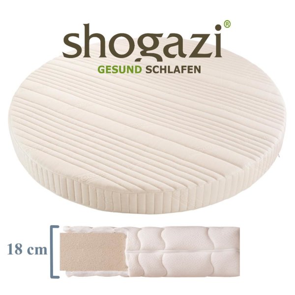 runde matratze kaltschaum Shogazi 7-Zonen 18cm relax plus