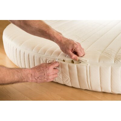 Runde Matratze 100% Naturlatex 7-Zonen 21 cm Deluxe Mellow  Shogazi