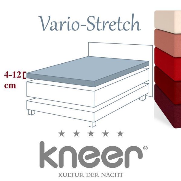 Spannbettlaken für Topper Kneer Vario-Stretch Q22  